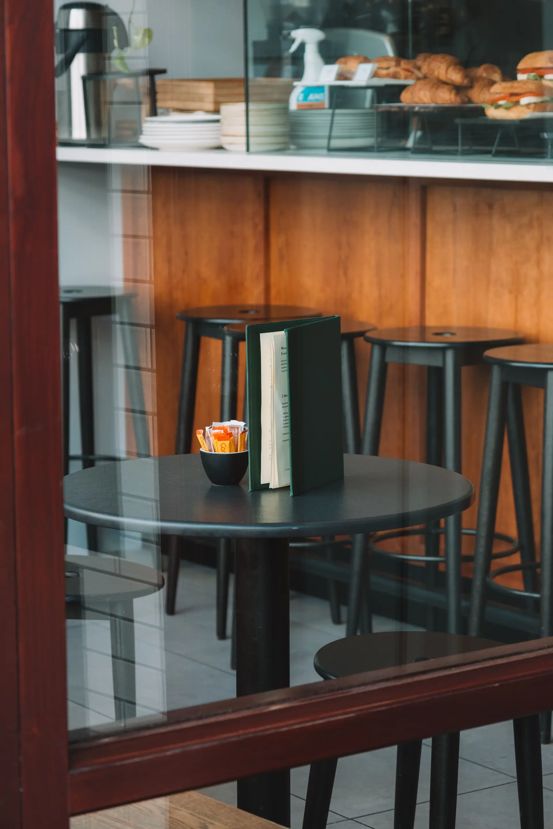 Casual cafe setting