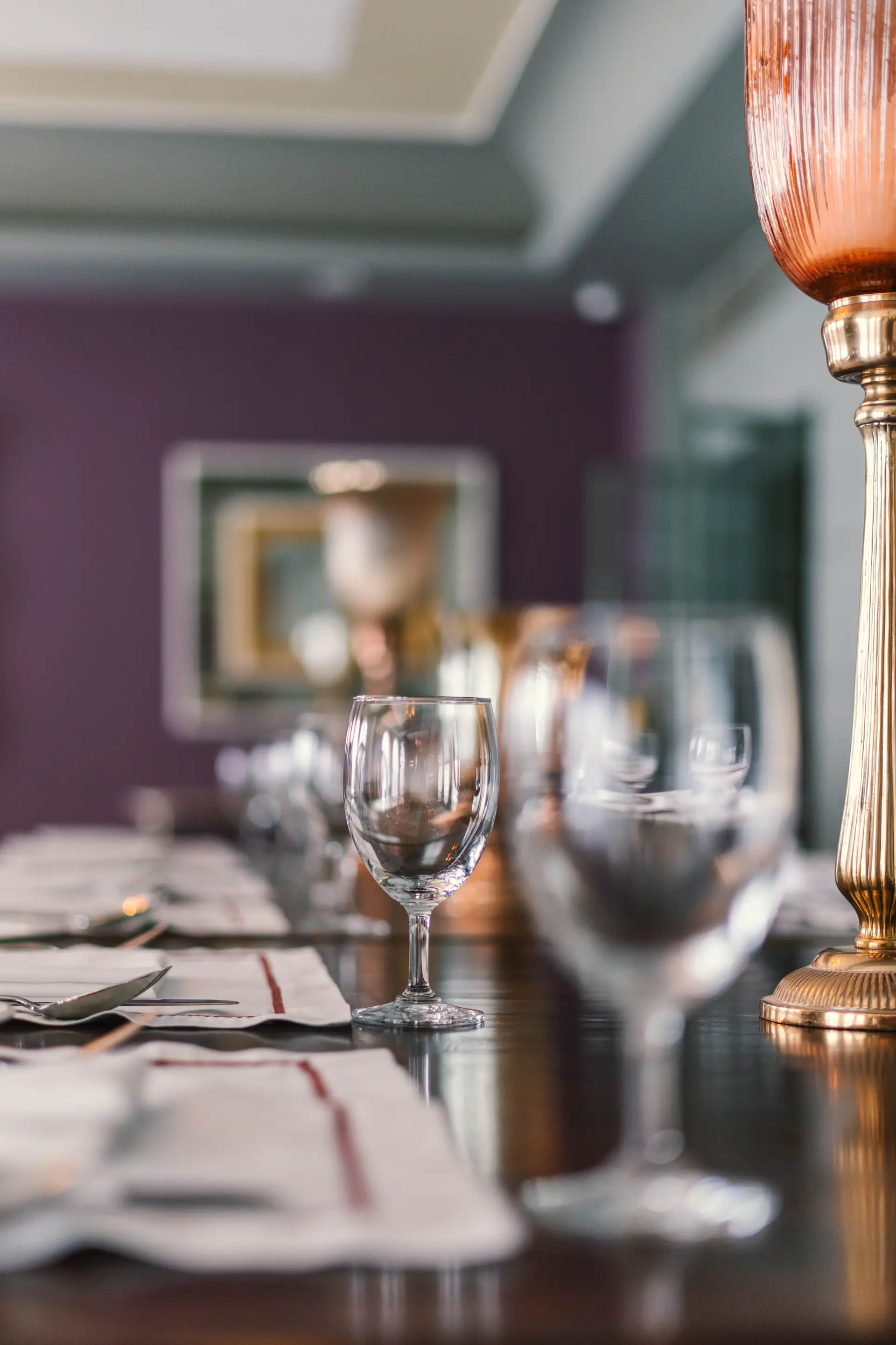 Luxurious restaurant interior