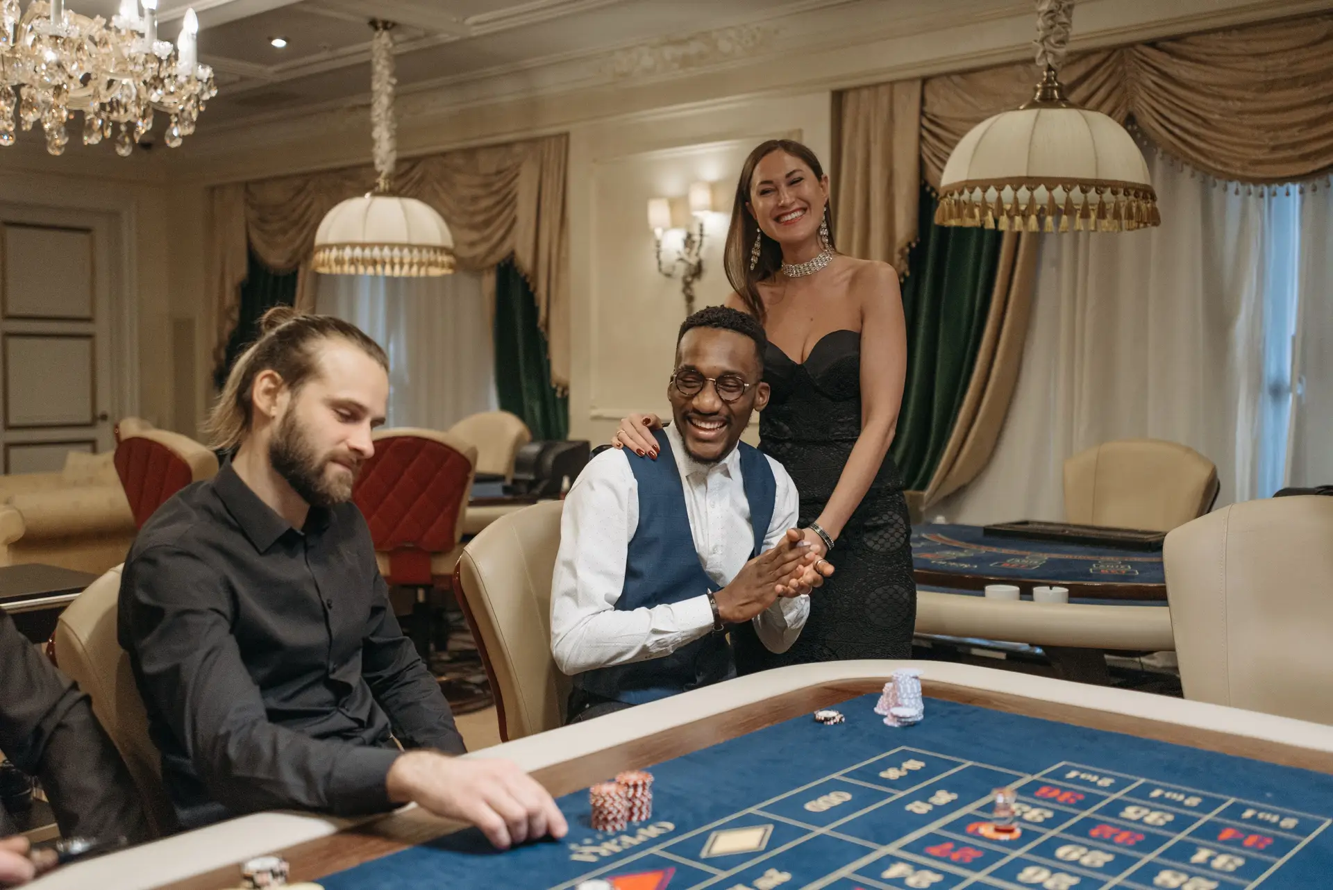 Guests at a casino table